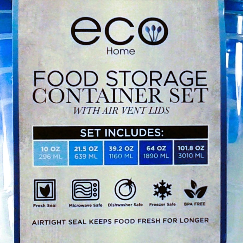 Food Storage 5 Pc Container Set - Picture 5 of 6